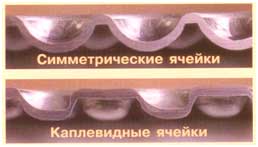 Форма ячеек триера